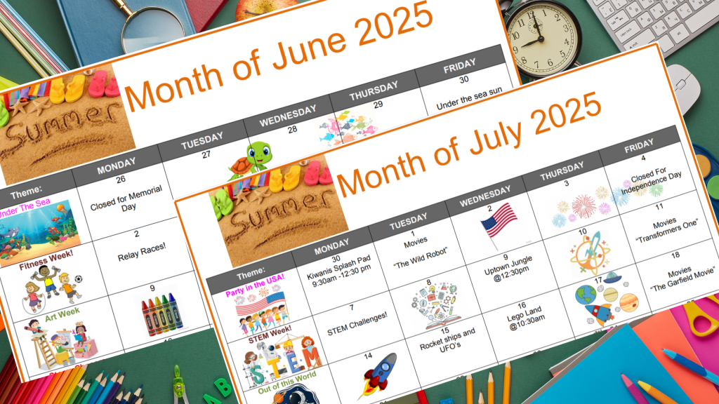 Preschool Summer Adventures at Kid’s Corner