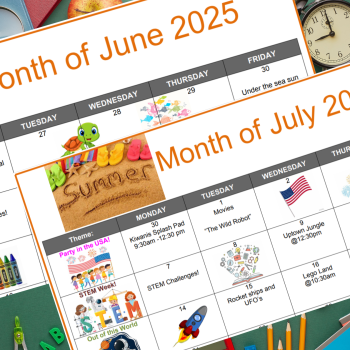 Preschool Summer Adventures at Kid’s Corner